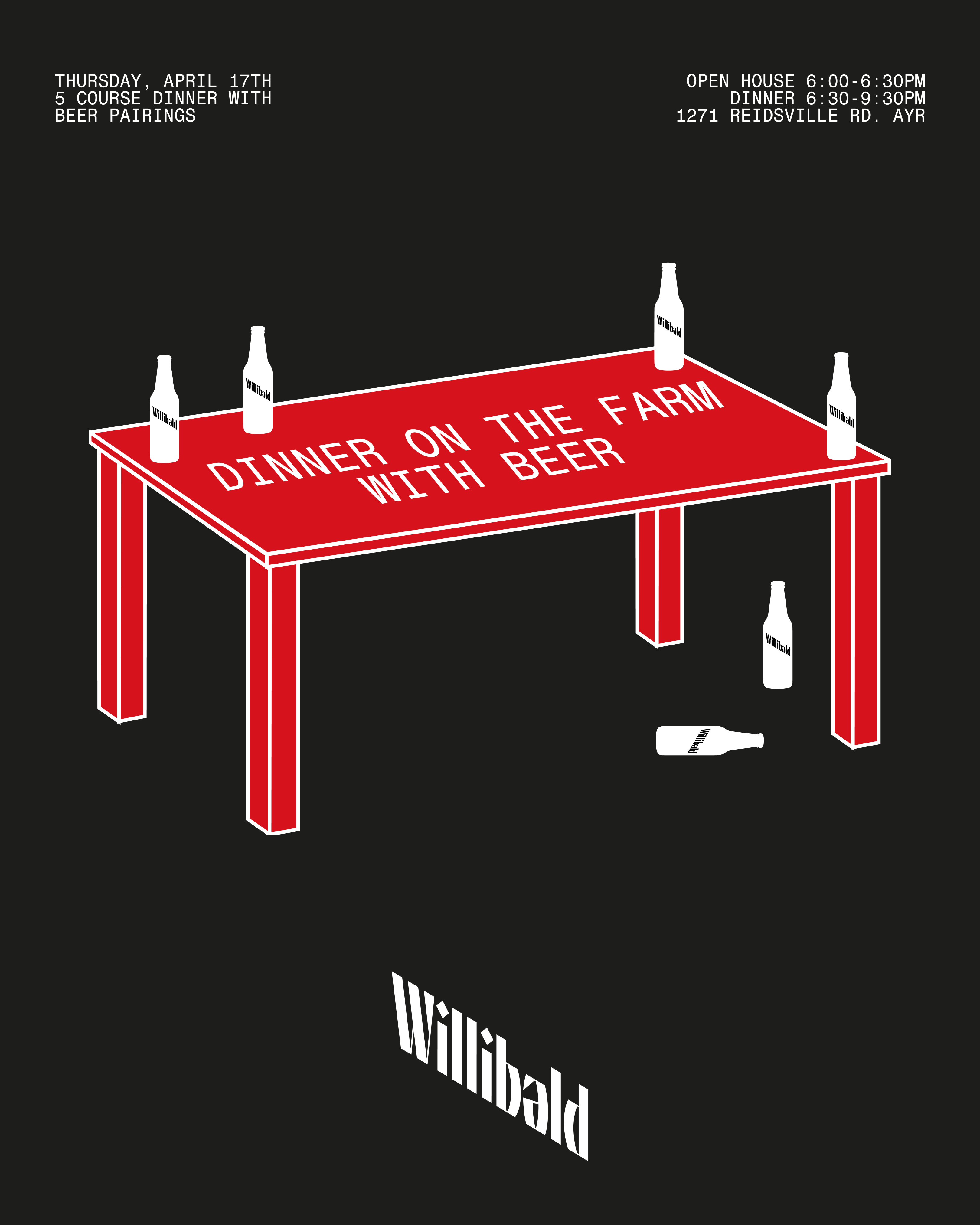 Dinner on the Farm with Beer