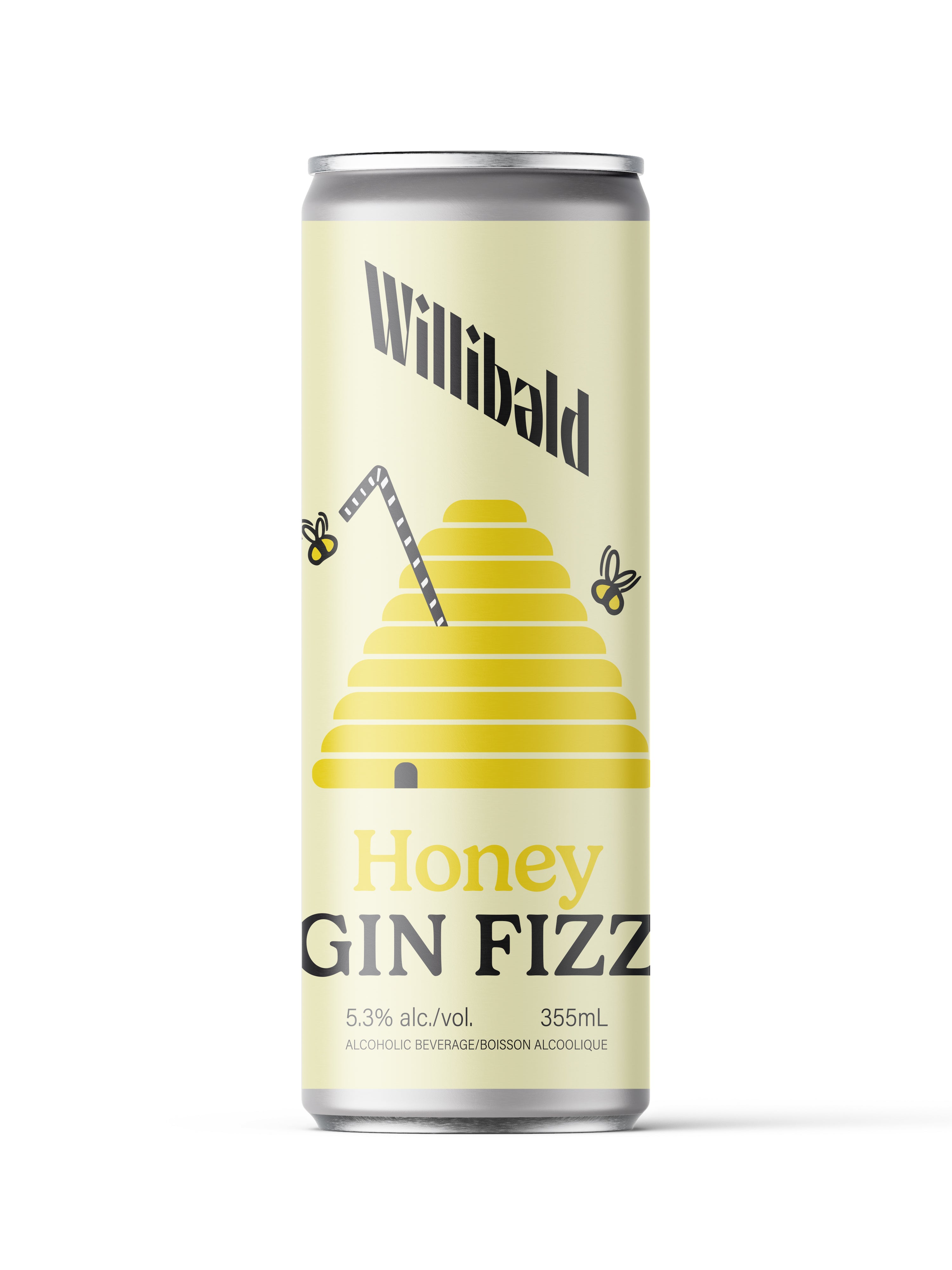 Honey Gin Fizz Cocktail - Willibald Farm