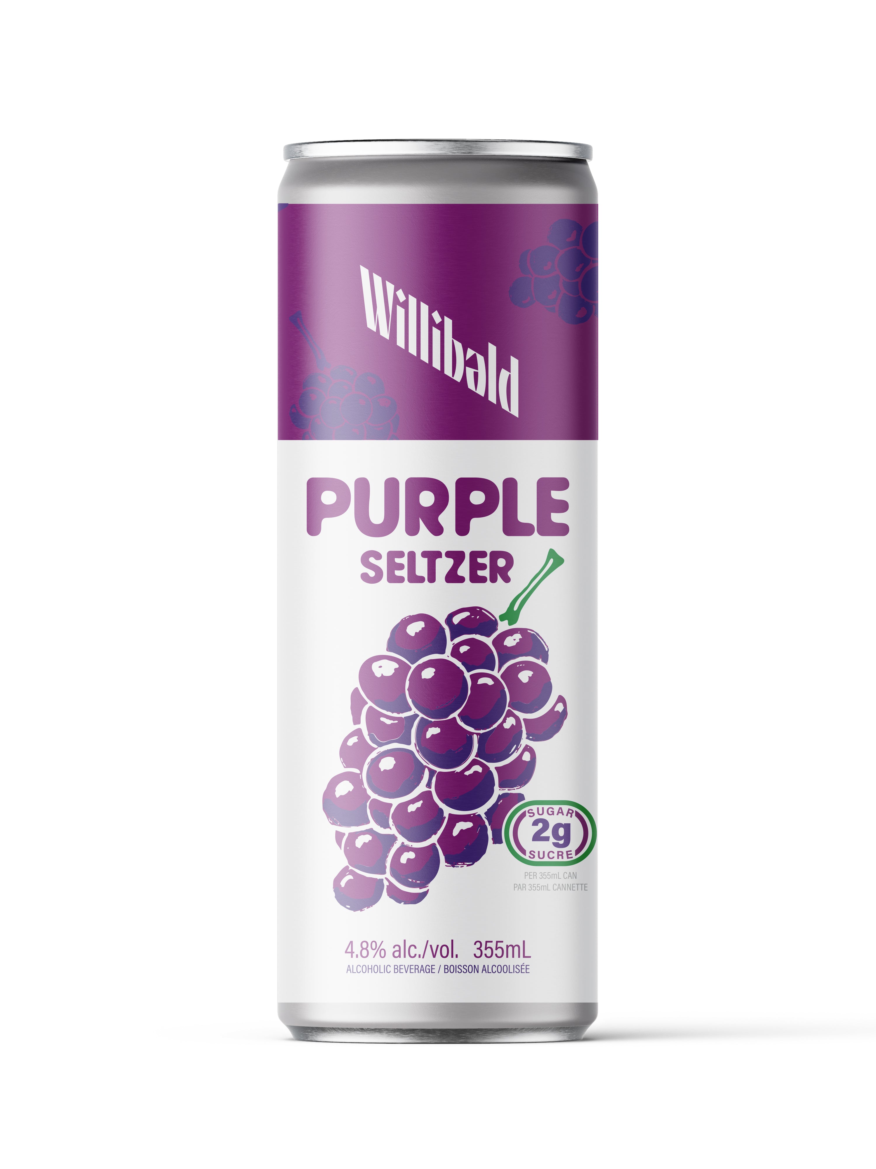 Purple (Grape) Vodka Seltzer - Willibald Farm