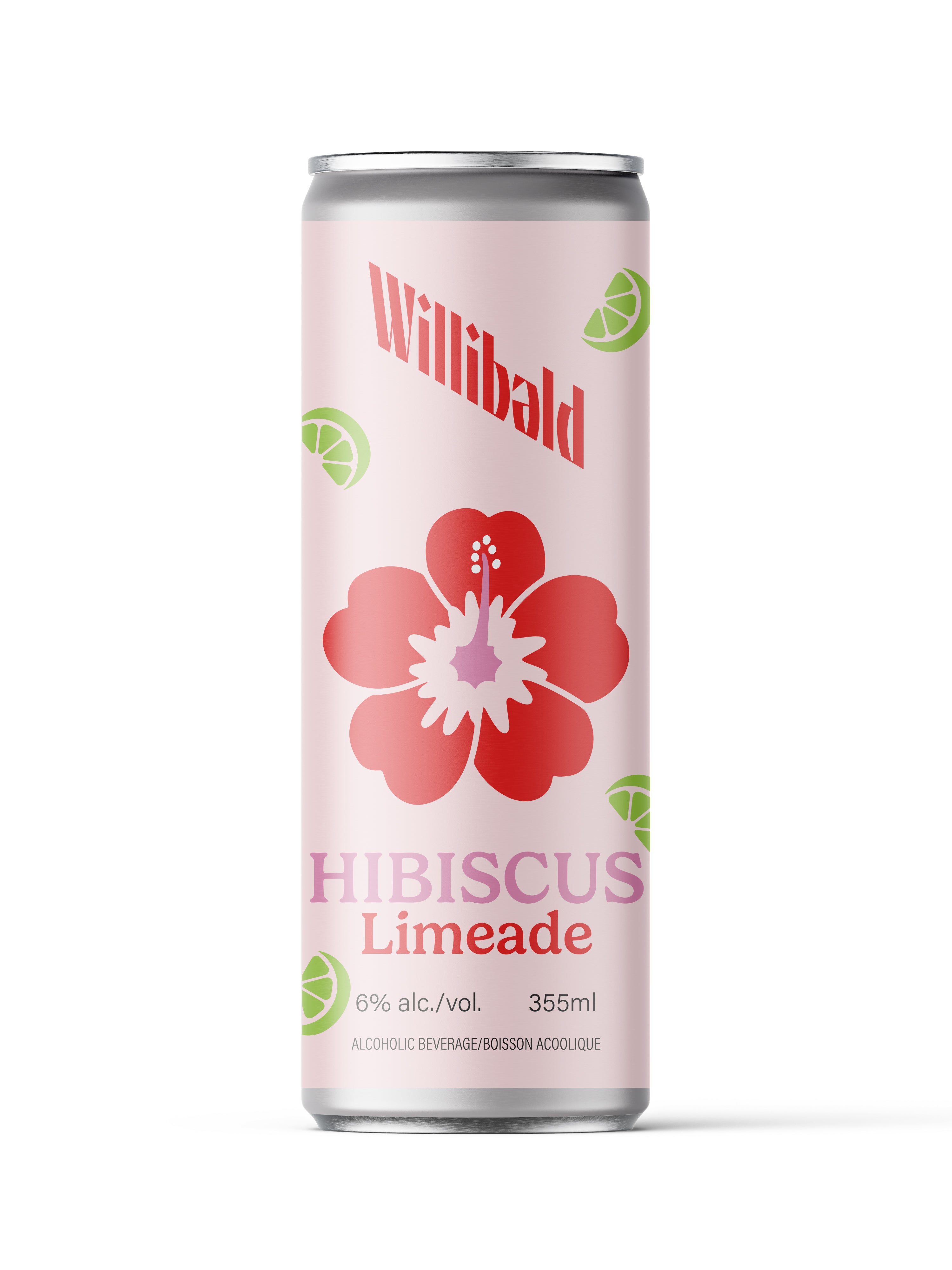 Hibiscus Limeade Gin Cocktail - Willibald Farm