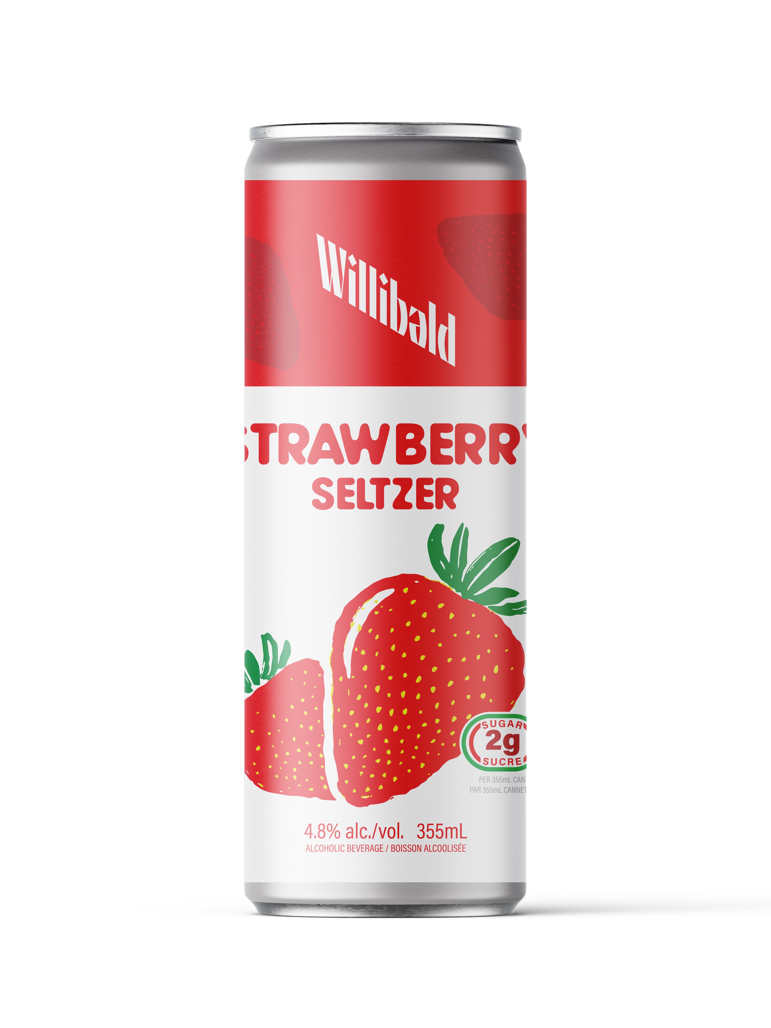 Strawberry Vodka Seltzer