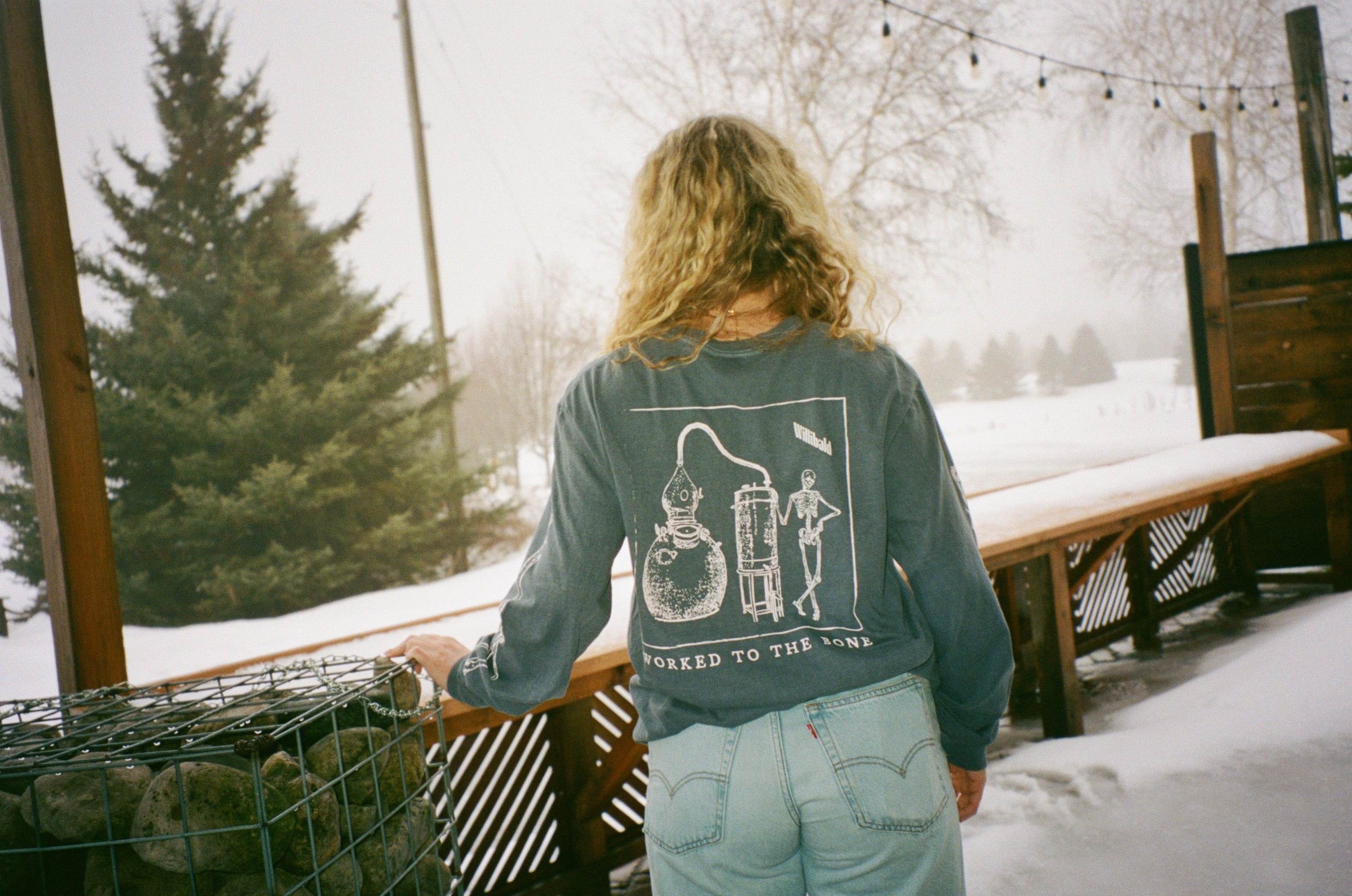 Willibald Worked to the Bone Long Sleeve