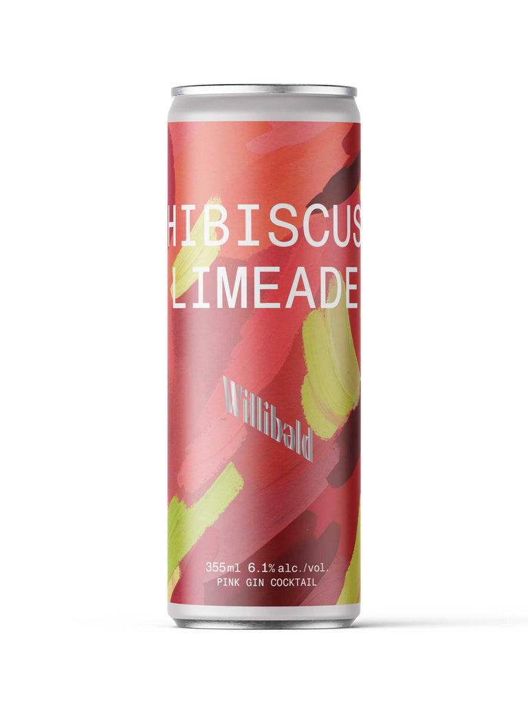 Hibiscus Limeade Gin Cocktail - Willibald Farm