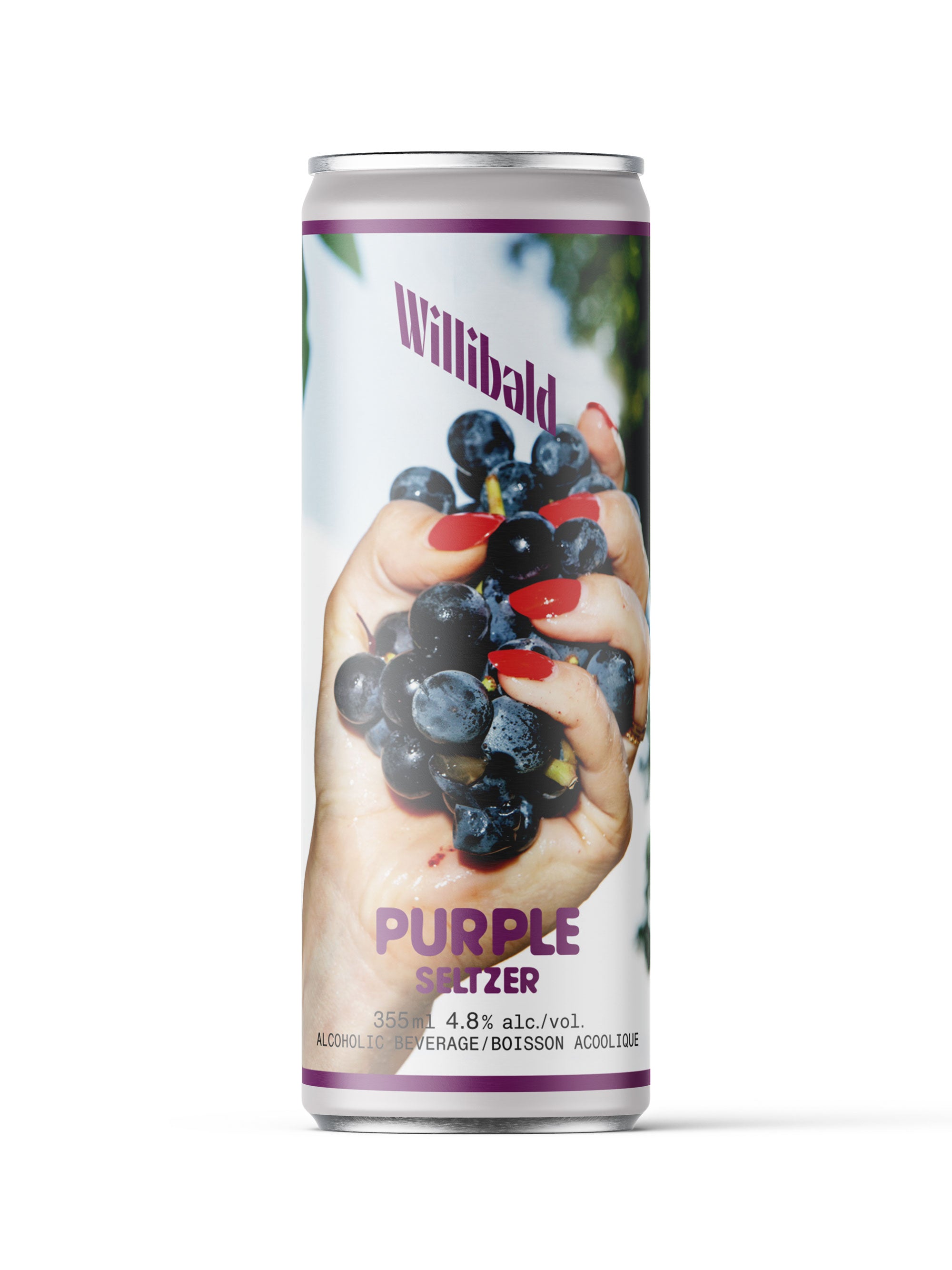 Purple (Grape) Vodka Seltzer - Willibald Farm